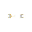 Silver earrings LUNANOR moon