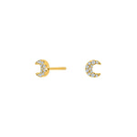 Silver earrings LUNANOR moon