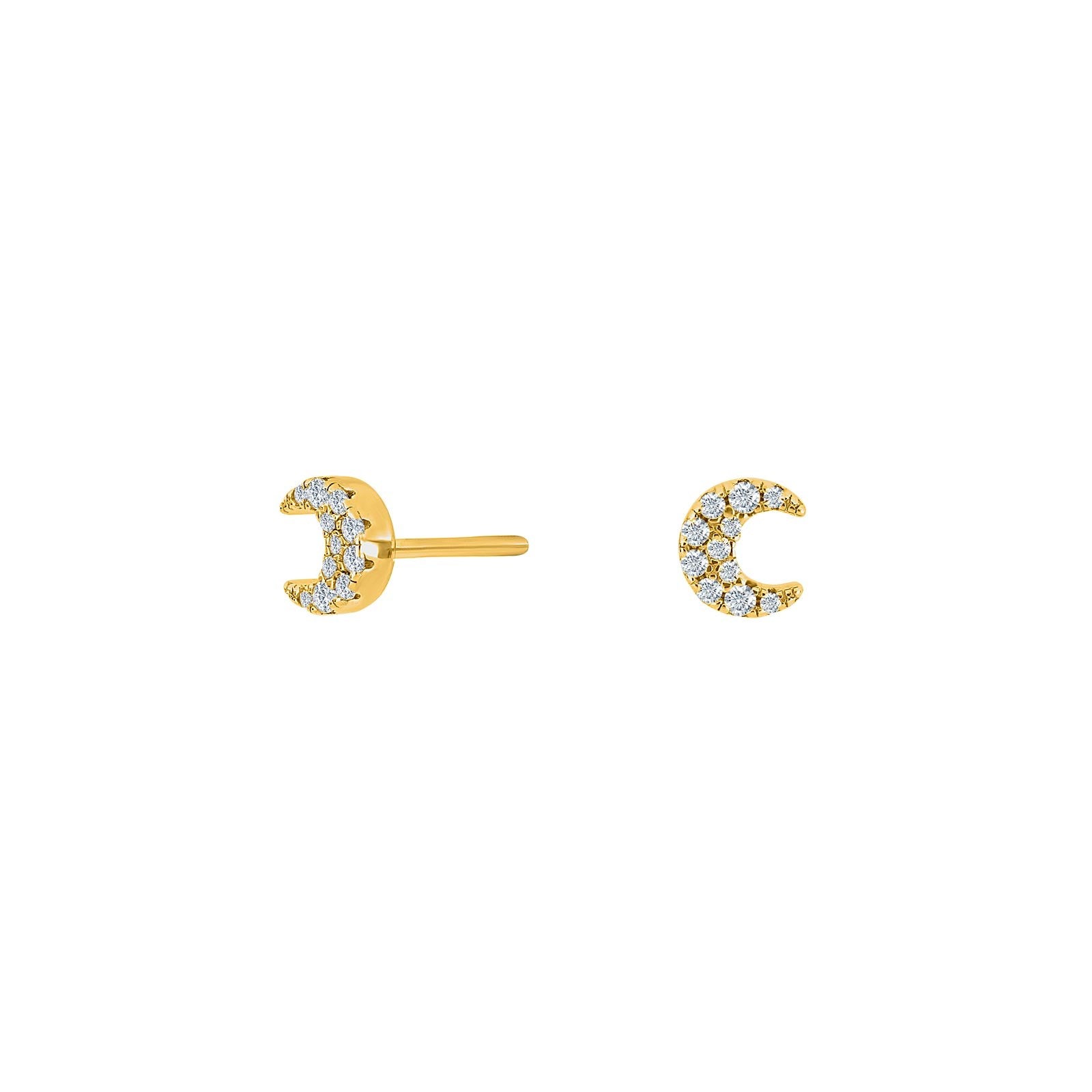 Silver earrings LUNANOR moon
