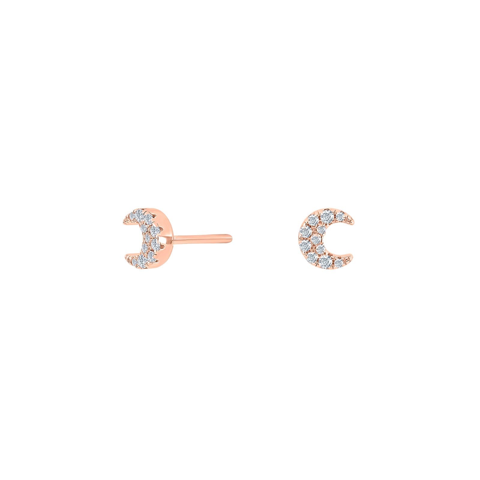 Silver earrings LUNANOR moon