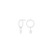 Silver earrings MAJANOR