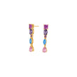 Silver ear hangers METTENOR multi