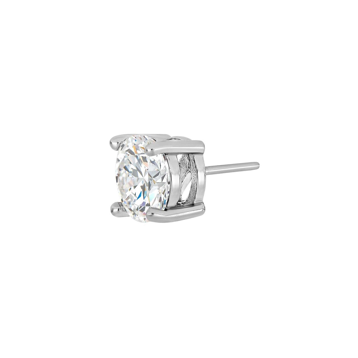 SON Rhd. Silber Ohrring