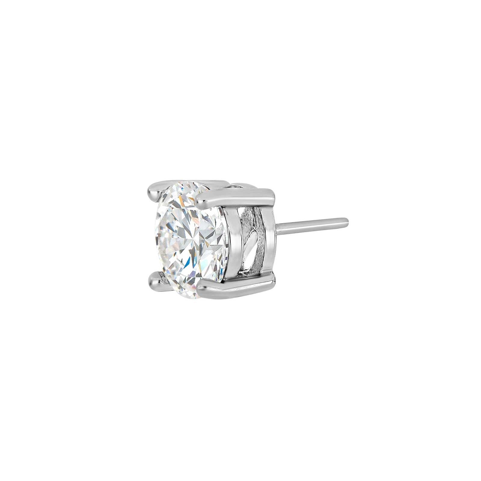 SON Rhd. Silber Ohrring