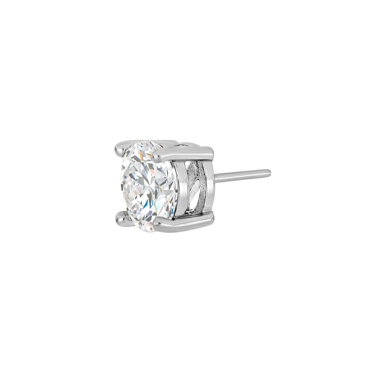 SON Rhd. Silber Ohrring