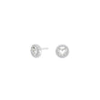 Silver ear studs NILLANOR