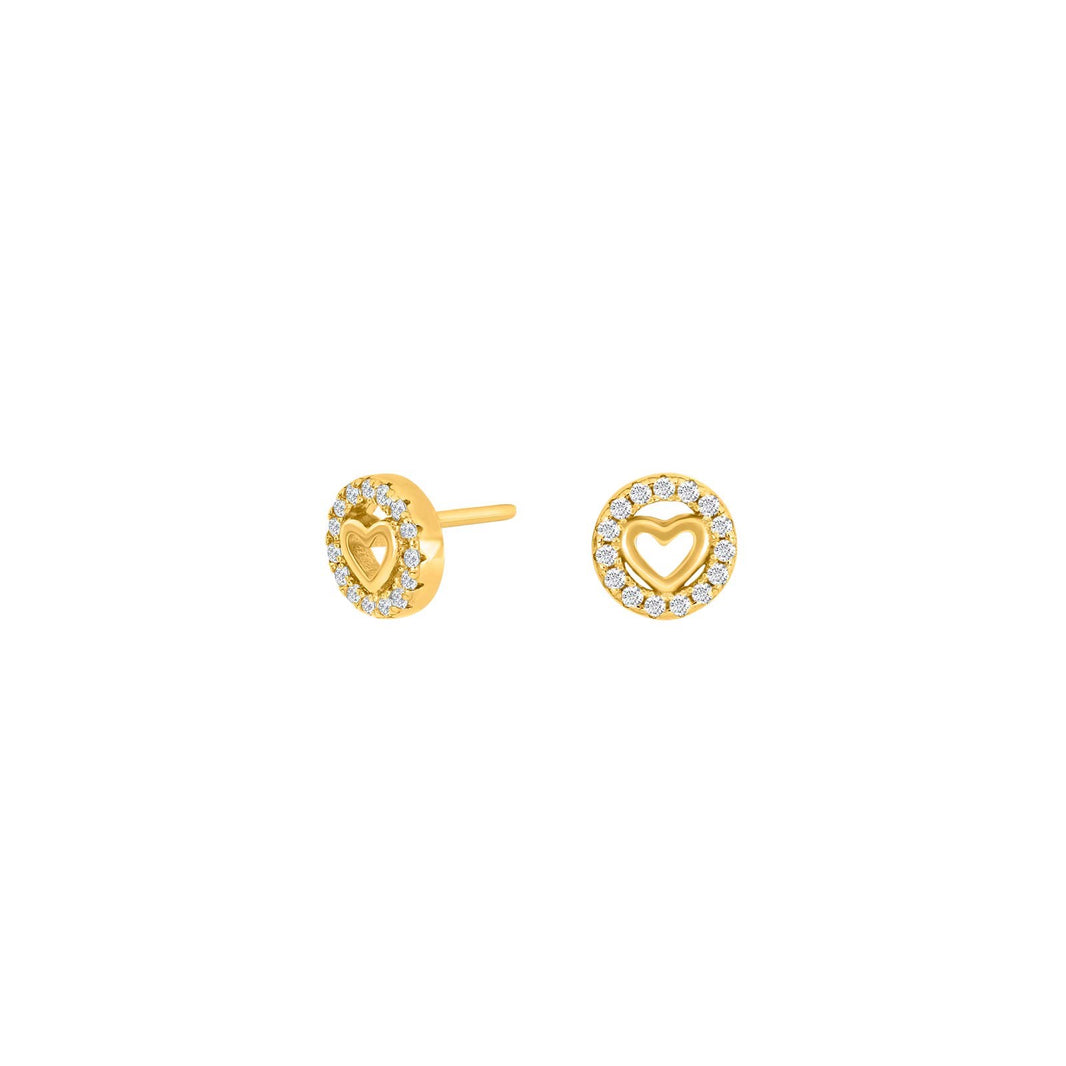Silver ear studs NILLANOR