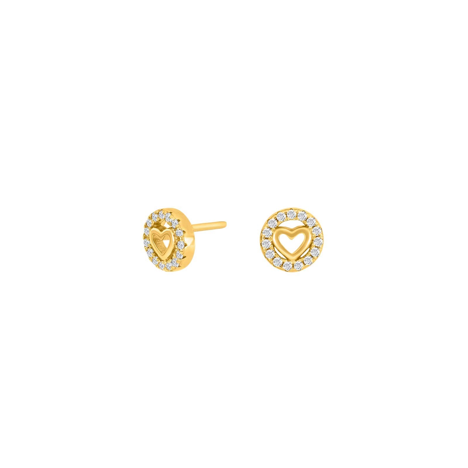 Silver ear studs NILLANOR