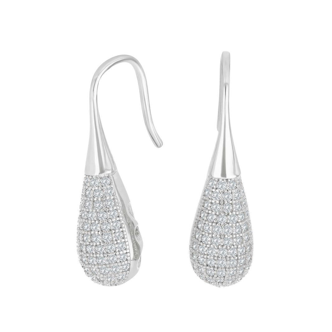 Silver earrings OPALNOR