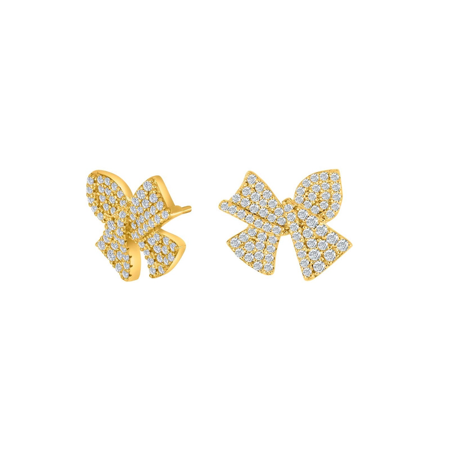 Silver earrings OTHILIANOR - Gold plated