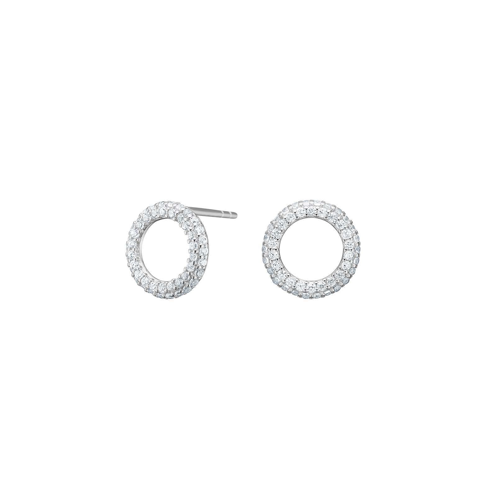 Silberohrstecker Kreis PAULANOR