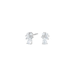 Silver ear studs PIANOR