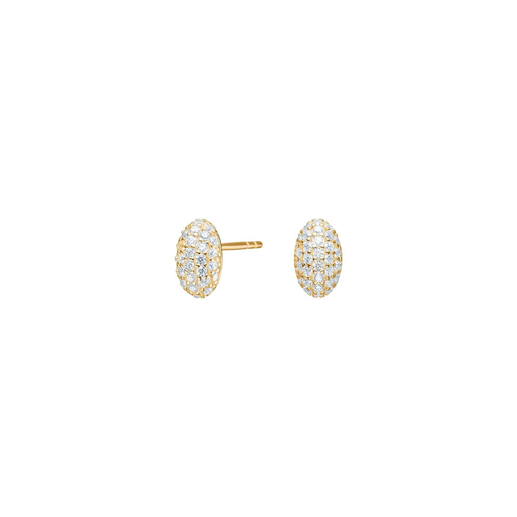 Silver earrings REBECCANOR - Gold plated