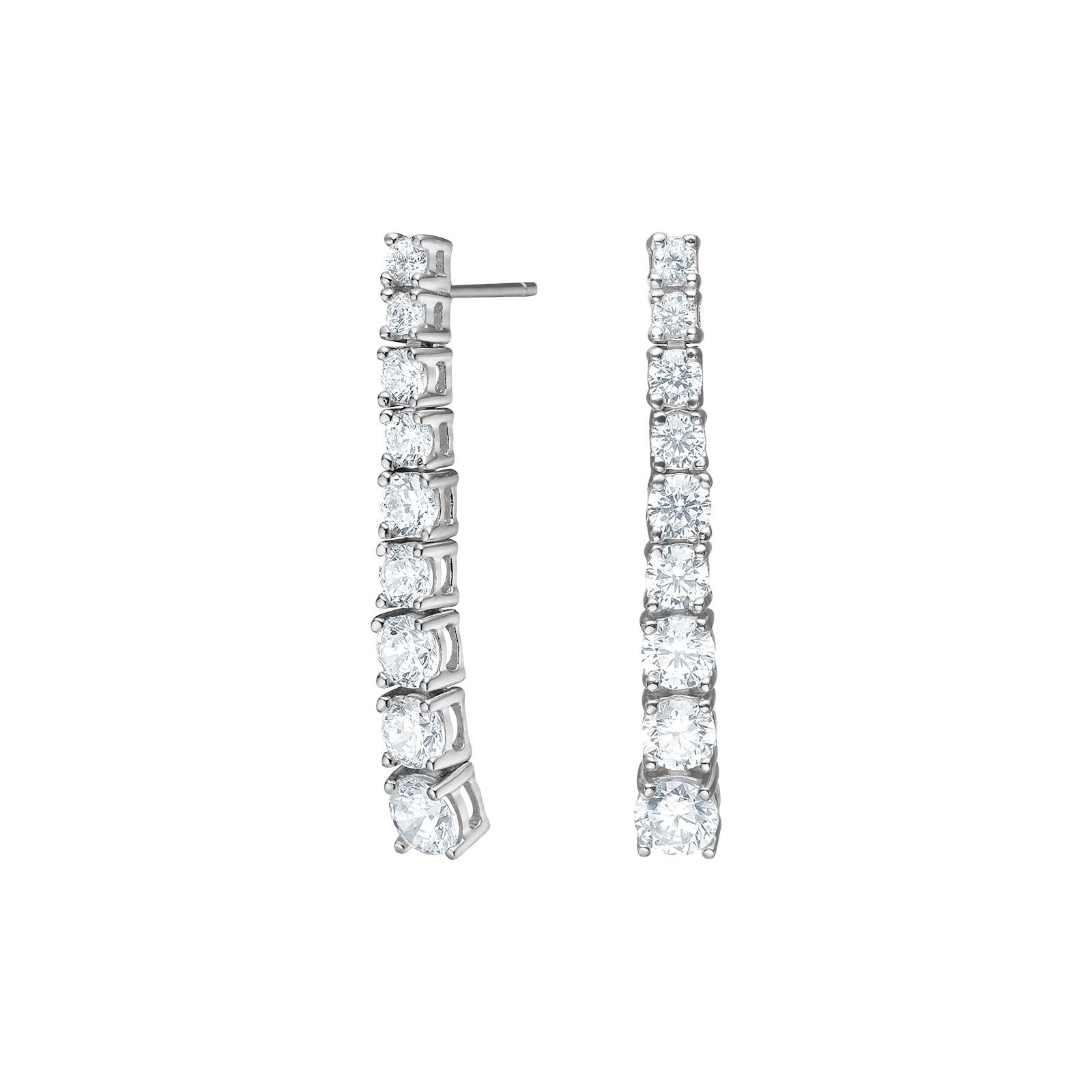 Silver ear hangers RIKKENOR