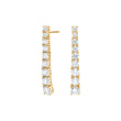 Silver ear hangers RIKKENOR