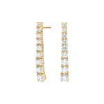 Silver ear hangers RIKKENOR