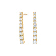 Silver ear hangers RIKKENOR