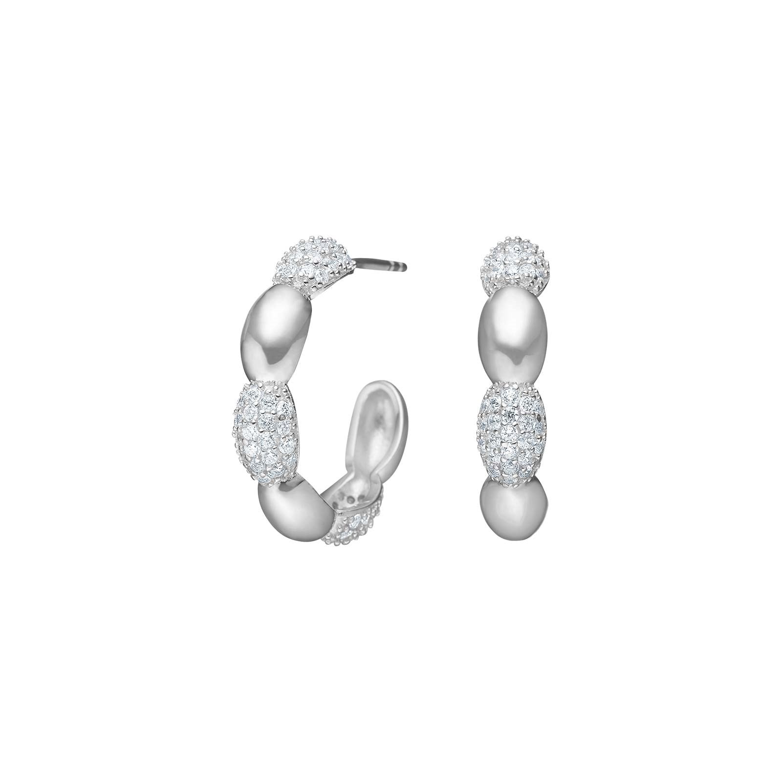 Silver creoles REBECCANOR
