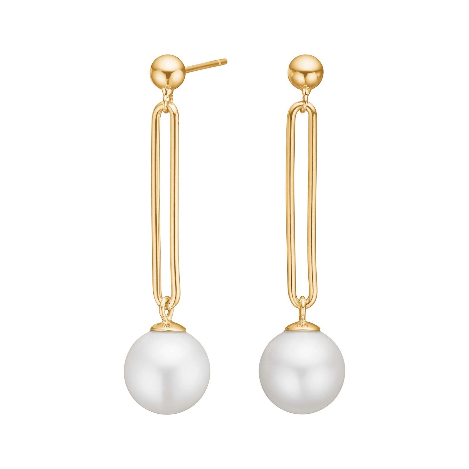 Silver earrings PEARLY52
