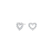 Heart stud earrings OBINOR