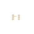 Silver stud earrings TESSANOR