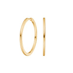 Rhod. Silver earring JUNENOR 28mm