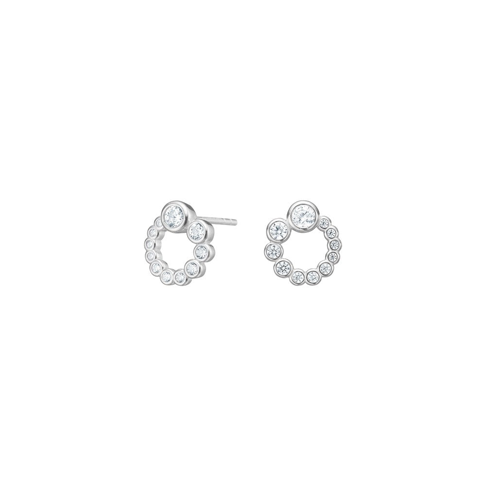 Silber-Ohrstecker THORANOR - Rhodiniert