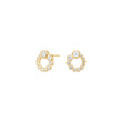 Silver stud earrings THORANOR