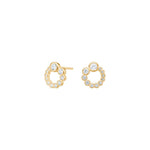 Silver stud earrings THORANOR