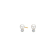 Silver stud earrings grey TIFFANYNOR