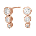 SWAROVSKI by JLN rosegoldpl earrings AMYNOR