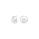 Rhd. silver earrings w. FWT