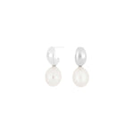 Rhd. silver earrings w. FWT