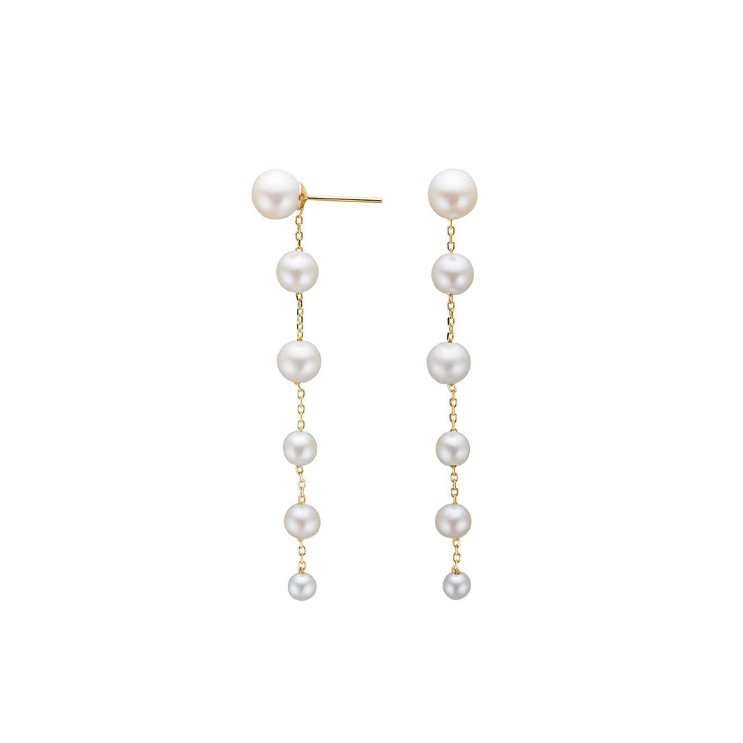 Verg. Silber Ohrhänger  m. Perlen