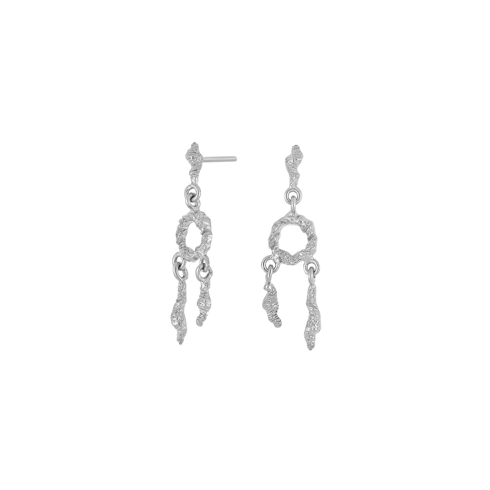 Silver earrings MOVIE52