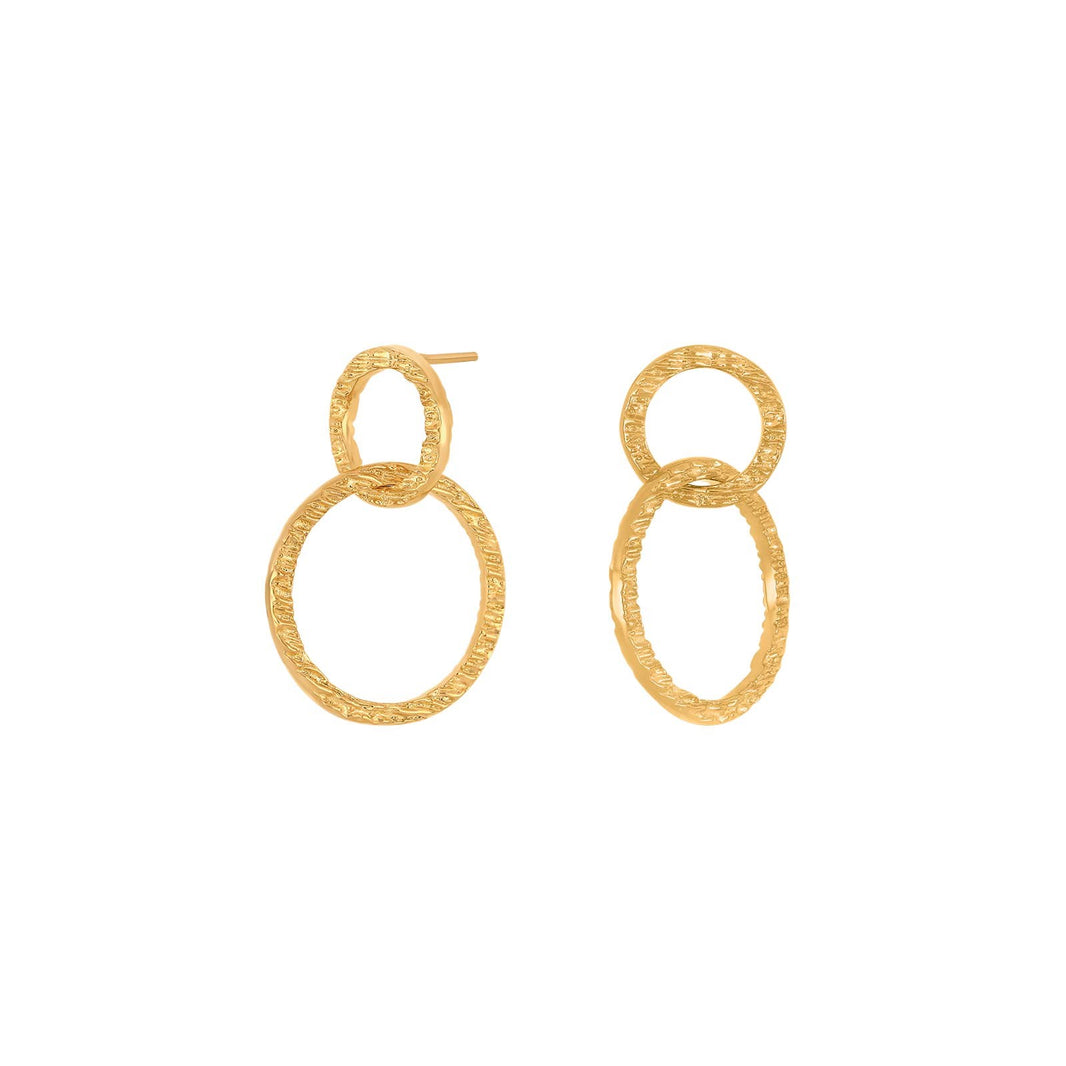 Gold-plated earrings LOOK52