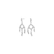 Silver ear hangers ADD52