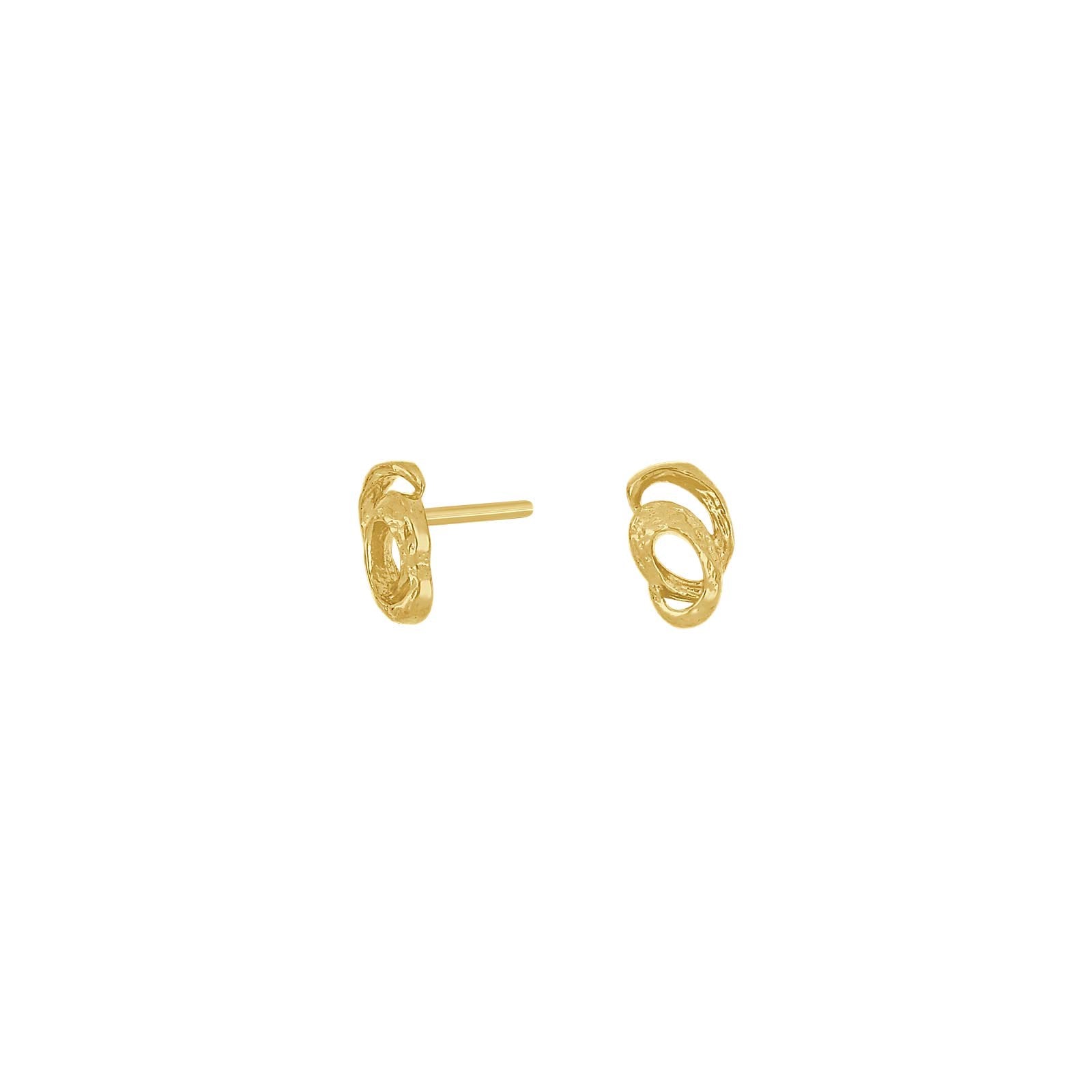 Silver ear studs GEM52 2