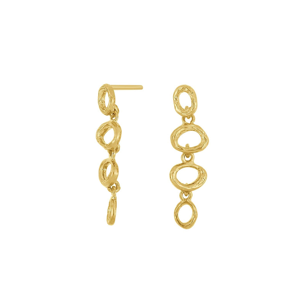 Silver earrings GEM52