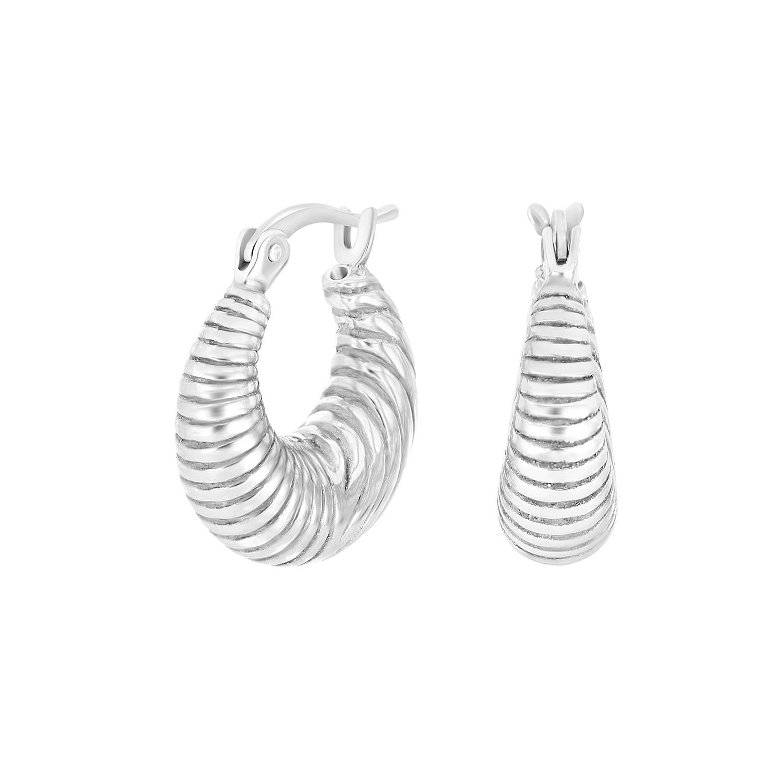 Silver creoles TORN52