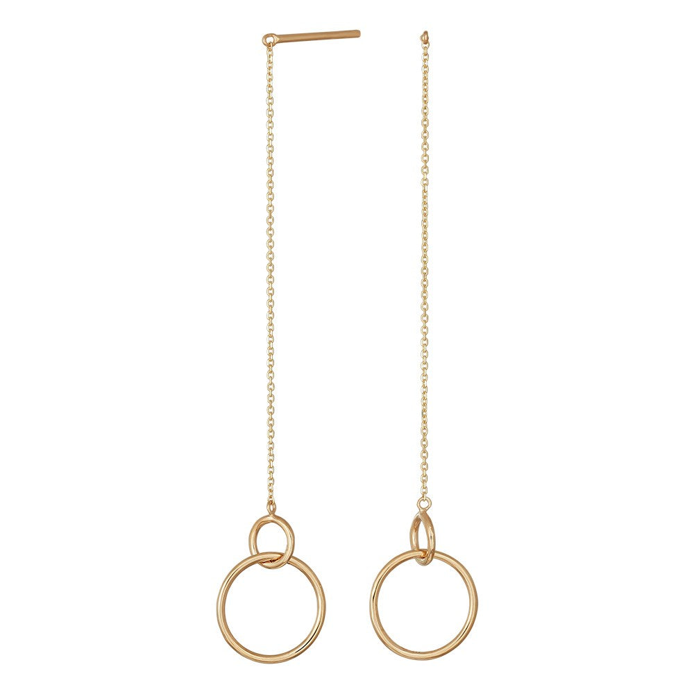 8ct. gold earrings w/cz