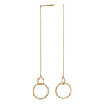 8ct. gold earrings w/cz