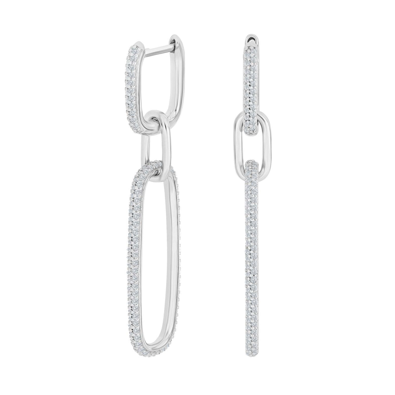 Silber Creole MIMINOR 2 Tropfen - Vergoldet