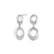 Silver earrings OLGANOR