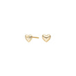 Silver earrings small heart BREEZE52