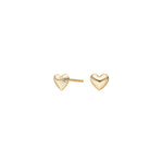 Silver earrings small heart BREEZE52