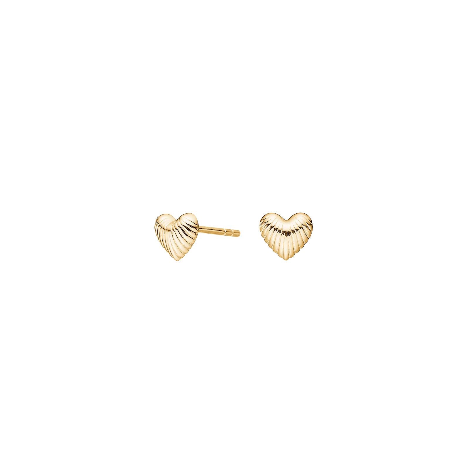 Silver earrings small heart BREEZE52