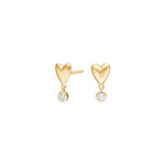 Silver ear studs RISANOR