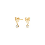Silver ear studs RISANOR