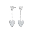 Silver earrings RISANOR